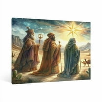 Vintage Jesus Nativity Scene Canvas Wall Art Paint Framed , Christian Watercolor Jesus Wall Art Decor,Christmas Wall Religious Artwork for Home Living Room,Bedroom Wall Decor