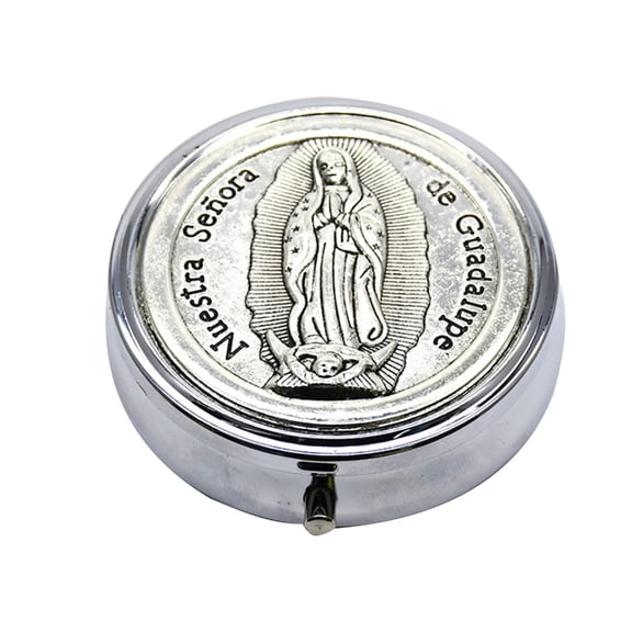 Vintage Jewelry Box Holy Grail Communions Church Gift Metal Rosaries Necklaces Organizers Women Earring Storage Boxes