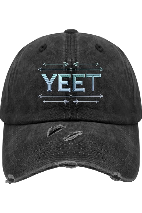 Vintage Jey USO Yeet Apparels Saying Hats for Mens Baseball Cap Low Profile Washed Hiking Hats