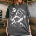 thumbnail image 1 of Vintage Jimothy Raccoon Shirt, Seattle Feral Legend Tee, Retro Moon Graphic Tshirt, Funny Trash Panda Cottagecore Animal, 1 of 5