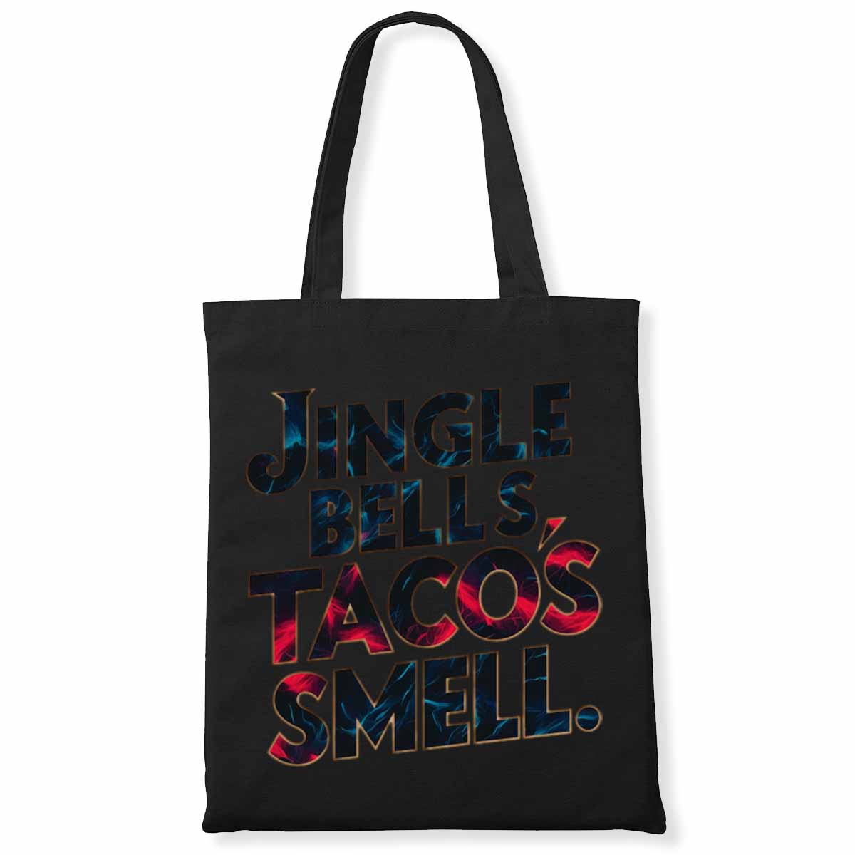 Vintage Jingle Bells, Tacos Smell. Bible Easter Christian Canvas Bag 2Pcs