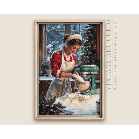 Vintage Jingle Bells Winter , Cozy Winter Wall Art Home Decor #4415, 8x12 UNFRAMED