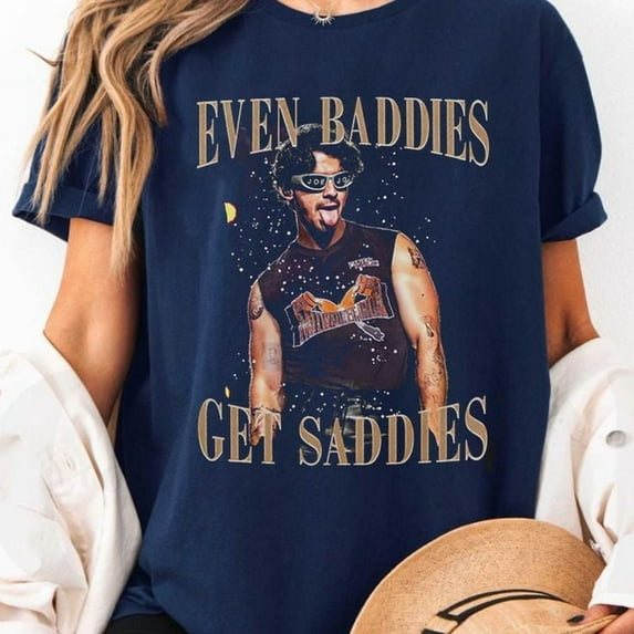 Vintage Jonas Baddies get Saddies Shirt, Living The Dream Tour 2025 Shirt Unisex, Sizes S-5XL, Gategoo