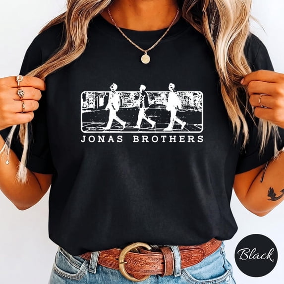 Vintage Jonas Brothers Shirt, 2000s Band Shirt, Happiness Begins, Retro Jonascon T-Shirt,Black Color,Size 3XL