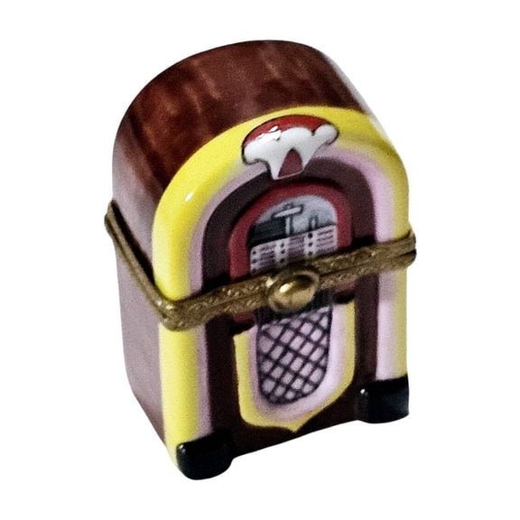 Vintage Jukebox Limoges Box for Music Lovers Limoges Box Porcelain Figurine