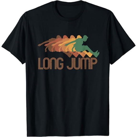 Vintage Jumper Track And Field Retro Jumping Long Jump T-Shirt