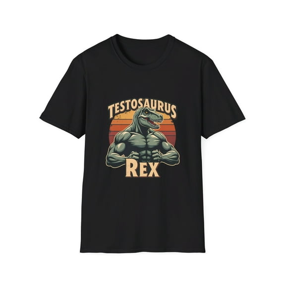 Vintage Jurassic Fitness Dinosaur Gym T-Shirt