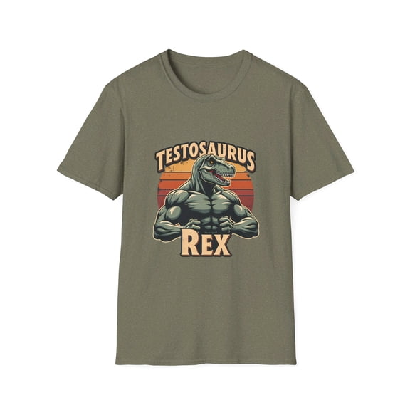 Vintage Jurassic Fitness Dinosaur Gym T-Shirt