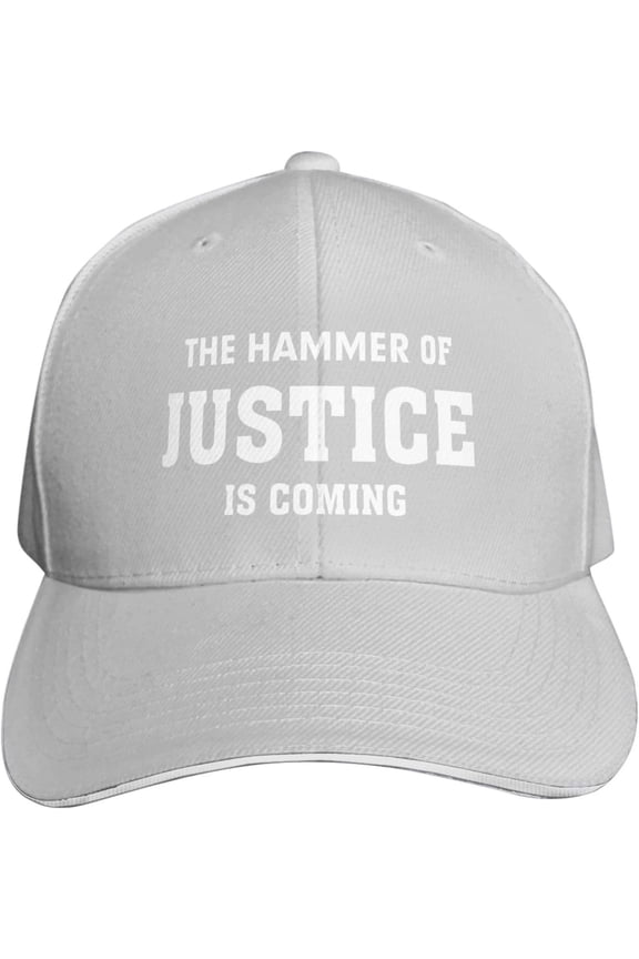 Vintage Justice is Coming Baseball Caps Men Women Breathable Athletic Hat