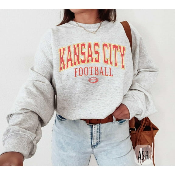 Vintage K@@ns@@s City Football Sweatshirt, Football Sunday Crewneck, Unisex Shirt