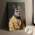 thumbnail image 1 of Vintage Kangaroo Canvas Wall Art Abstract Modern Aesthetic Print for Bedroom, Living Room, Home Decor, 1 of 8