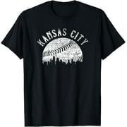 Vintage Kansas City Missouri Skyline Apparel T-Shirt