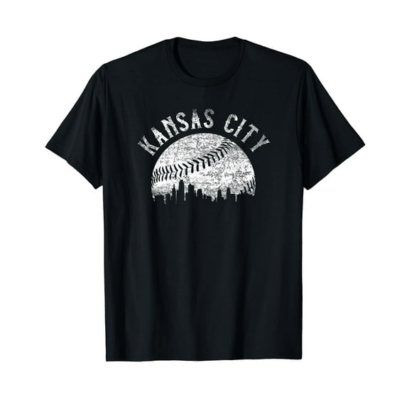 Vintage Kansas City Missouri Skyline Apparel T-Shirt
