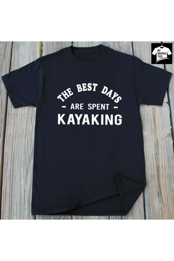 Vintage Kayaking T-Shirt Canoeing Lover Water Adventures Lake Boating Tee Perfect Gifts For Everyone