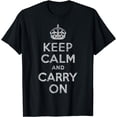 thumbnail image 1 of Vintage Keep Calm and Carry On T-Shirt T-Shirt, 1 of 3