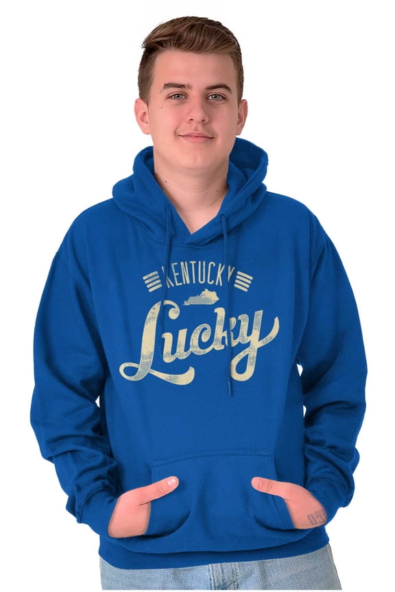 Vintage Kentucky Lucky State Pride Hoodie Sweatshirt Women Men Brisco Brands M