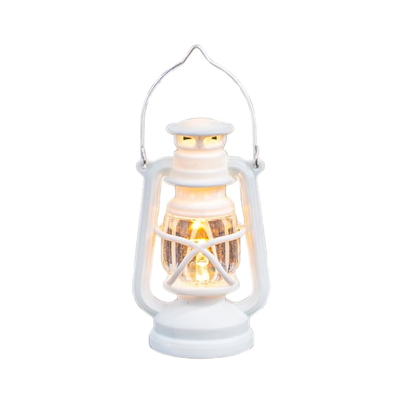 Vintage Kerosene Electronic Lantern,Lamp Barn Lantern Bronze Ornament,Vintage Style Outdoor Kerosene Lantern for Pub Inn Outdoor Light Home Decoration