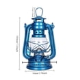 thumbnail image 1 of Vintage Kerosene Lantern Portable Oil Lamp for Camping Hiking Emergency Decor Multiple Colors, 1 of 7