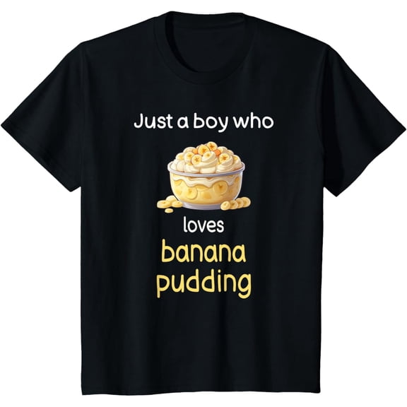 Vintage Kids Banana Pudding Shirt Boys I Love Banana Pudding T-Shirt T-Shirt - Perfect T-Shirt For Everyone