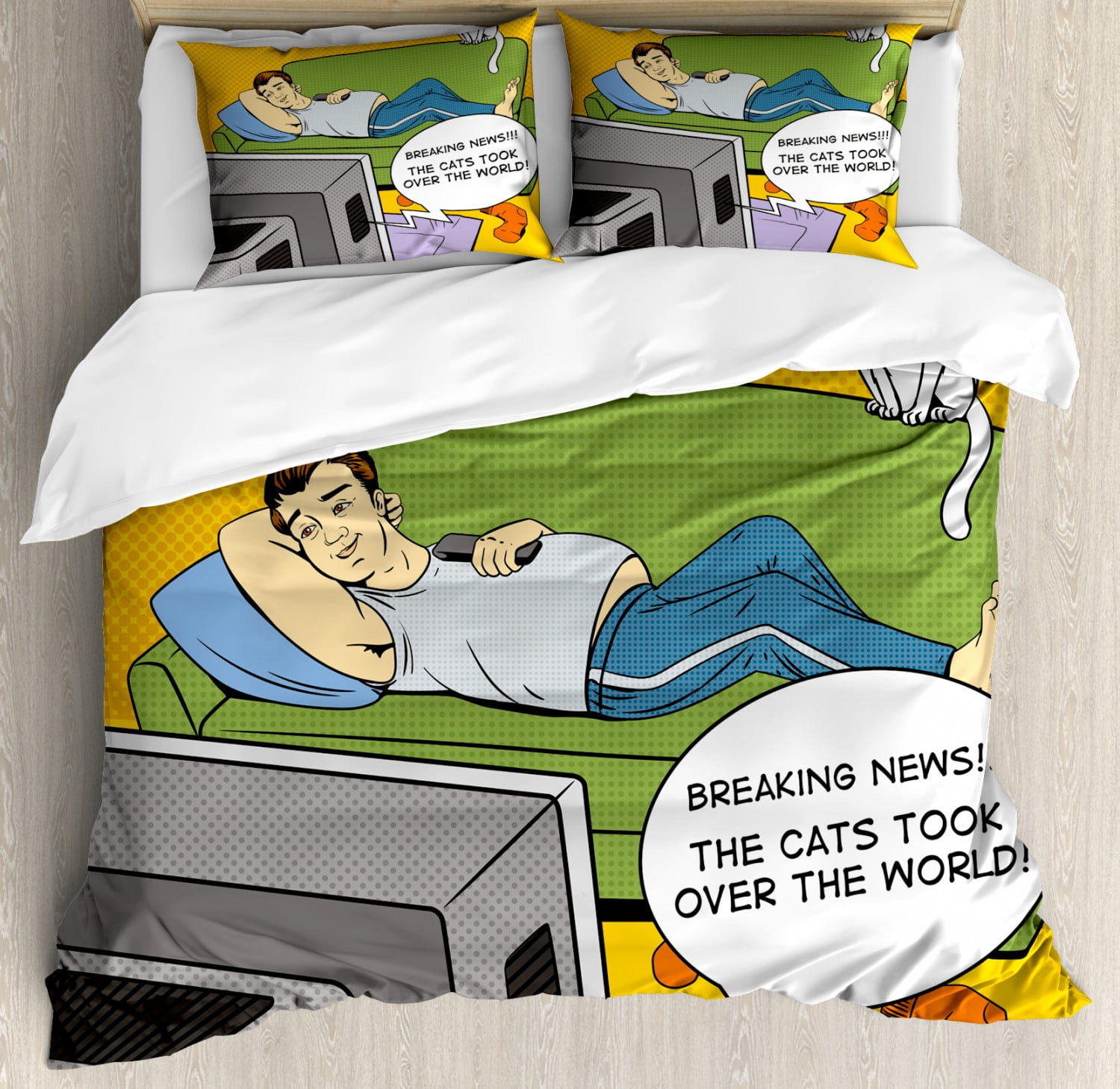 Comic duvet hot sale cover