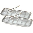 thumbnail image 1 of Vintage Kitchen Aluminum Metal Ice Cube Trays, Set of 1 – Each Tray Features 18 Slot Ice Cube Maker with Easy Release Handle, 1 of 5