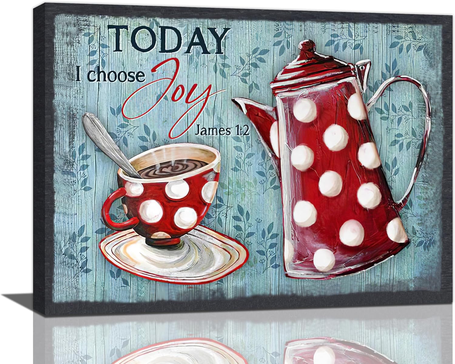 Vintage Kitchen Dining Room Wall Art Rustic Coffee Pictures Wall Decor