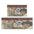 thumbnail image 1 of Vintage Kitchen Pattern Kitchen Mat Set Of 2,Kitchen Rugs Mats with Dirty Resistance,washable,Non-Slip,kitchen Rugs and Mats 17.7x24+17.7x48inch, 1 of 7