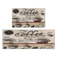 thumbnail image 1 of Vintage Kitchen Pattern Style Kitchen Rug Non Skid Non-Slip, Absorbent Mats Set Of 2 for Sink Waterproof Runner Rug for Laundry Room,kitchen Rugs and Mats 17.7x24+17.7x48inch, 1 of 7