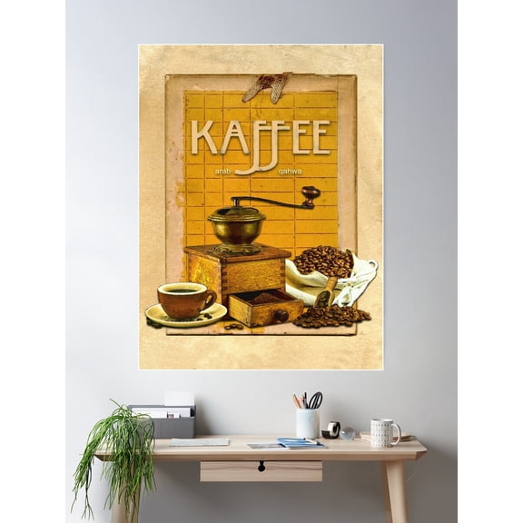 Vintage Kitchen Picture - Coffee Poster Wall Art, Modern Wall Decor For Living Room Bedroom, 12x18 UNFRAMED