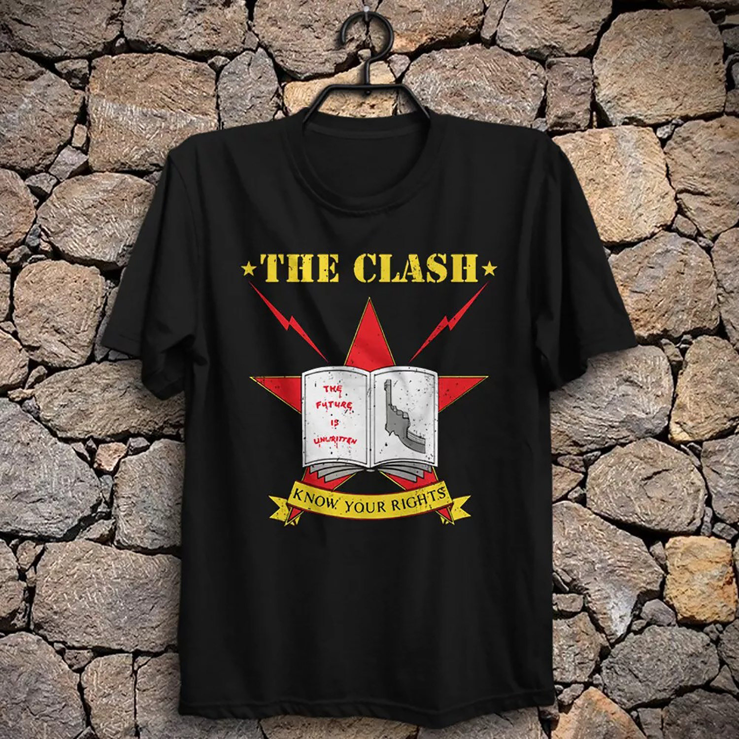 Vintage Know Your Rights TShirt The Clash Combat Rock Joe Strummer