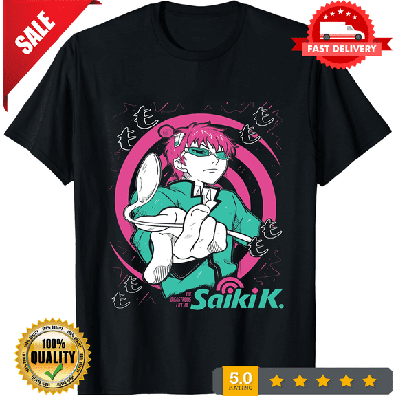 Vintage Kusuo Saiki T-Shirt The Disastrous Life of Saiki K Gift For Fans Gift youth, LIMITED EDITION-TH73693
