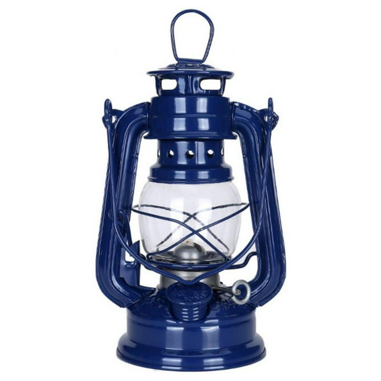 Vintage LED Hurricane Lantern, Warm White Battery Operated