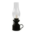 thumbnail image 1 of Vintage LED Kerosene Lamp Nightstand Lantern Battery Operated Retro Candle Black, 1 of 5