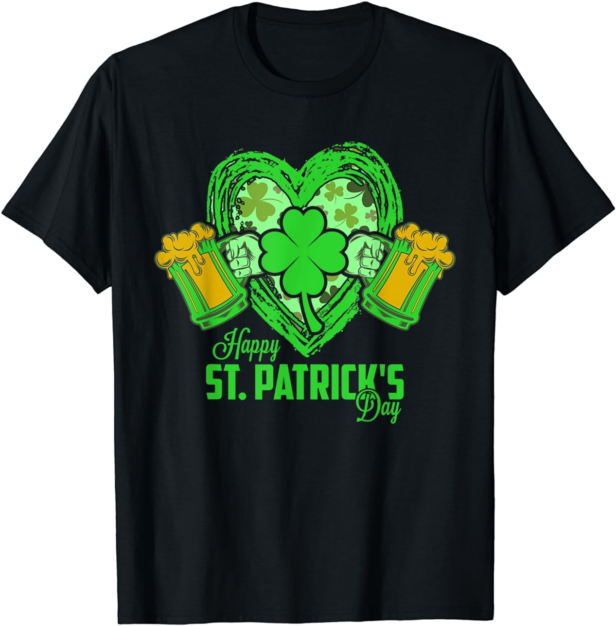 Vintage LUCKY CHARMER Shamrock Jersey TShirt