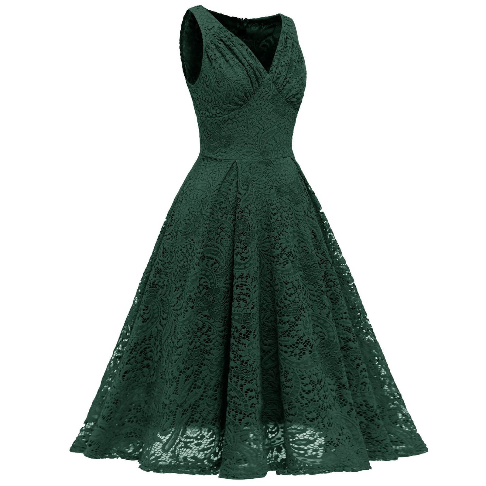 formal lace vintage dresses Elegant Backless Corset Midi Dress main image 0