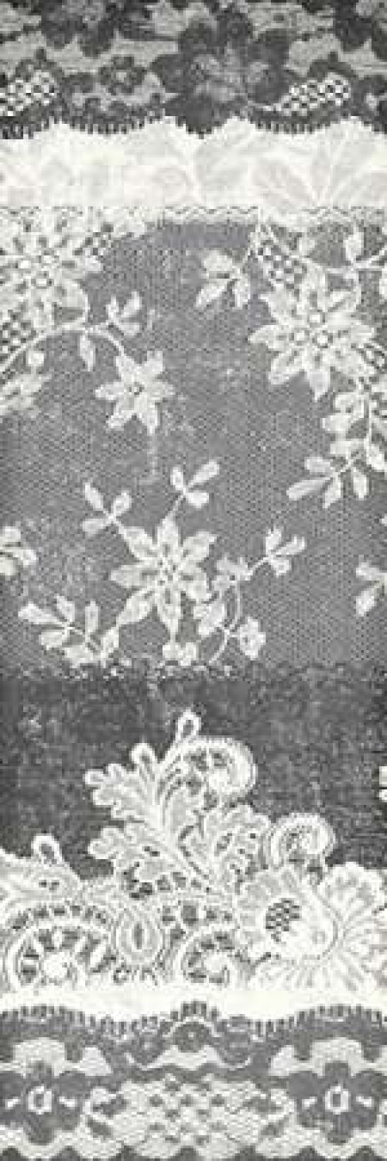 Vintage Lace Panel II Canvas Art - Wild Apple Portfolio (12 x 36)