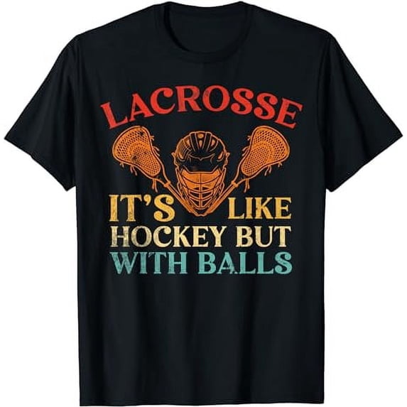 Vintage Lacrosse Saying Player Trainer Lacrosse Ball T-Shirt