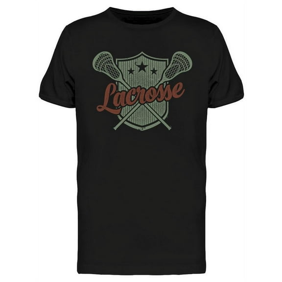 Vintage Lacrosse  T-Shirt Men -Image by Shutterstock, Male Medium