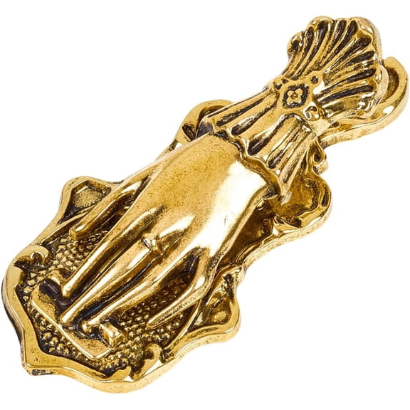 Vintage Lady's Hand Shaped Book Clip 3D Metal Golden Paper Storage Holder Bookmark Page File Junk Journal Decorative Traveler Scrapbook Document Stationery for Book Lovers Writers Gold