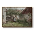 thumbnail image 1 of Vintage Landscape-CCCLXII By Wexford Home Framed in Walnut Wood Gallery Wrapped Canvas 17 in. x 25 in., 1 of 7