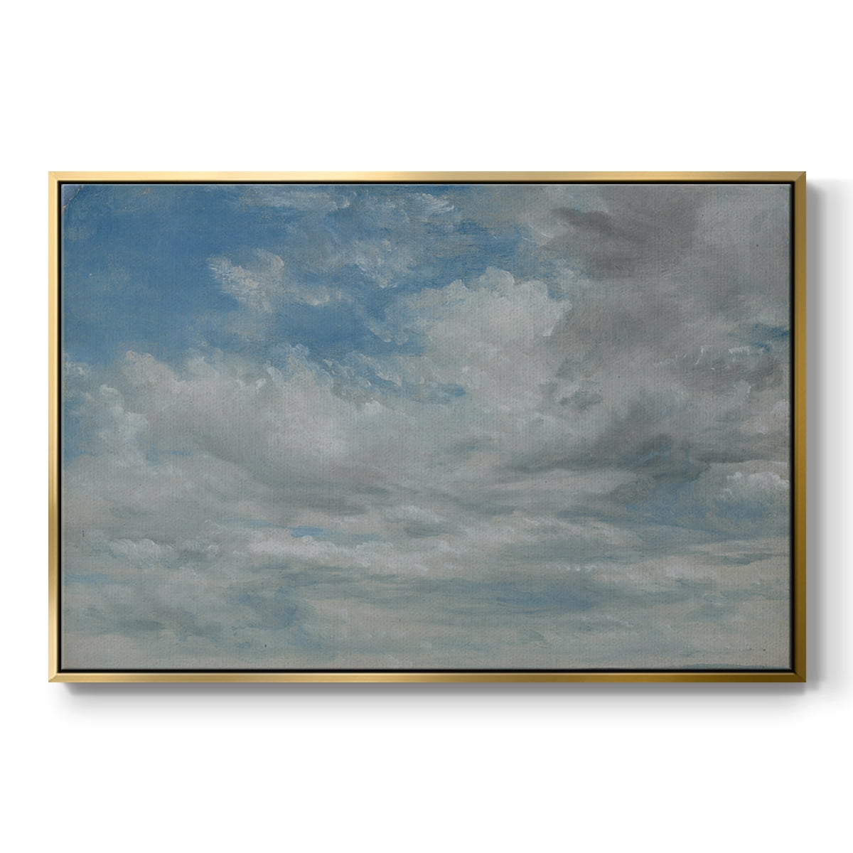 Vintage Landscape-CCCLXIX By Wexford Home Framed in Gold Wood Gallery Wrapped Canvas 25 in. x 37 in.
