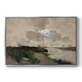 thumbnail image 1 of Vintage Landscape-CCCXLVIII By Wexford Home Framed in Silver Wood Gallery Wrapped Canvas 27 in. x 41 in., 1 of 7