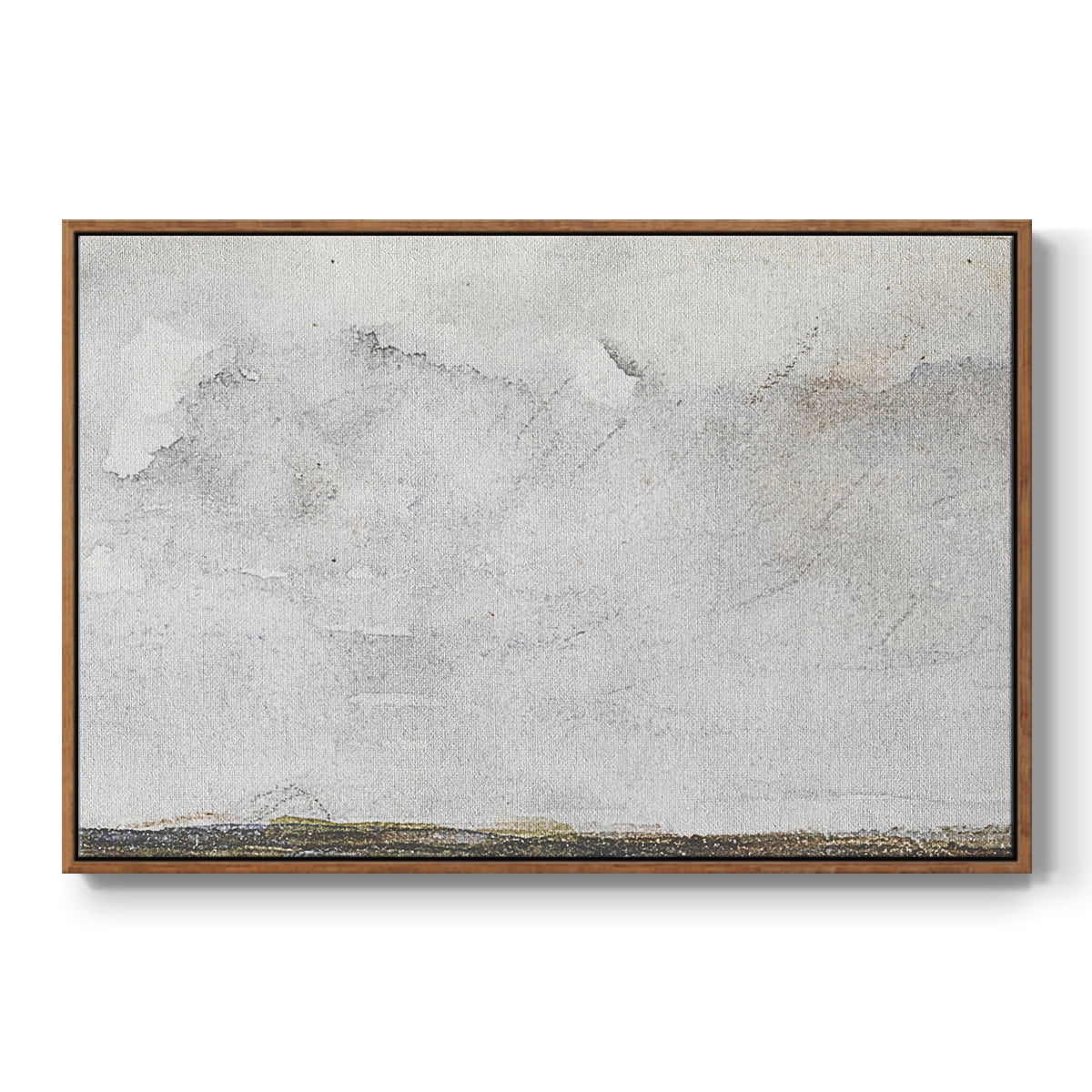 Vintage Landscape-CCCXXXVI By Wexford Home Framed in Walnut Wood Gallery Wrapped Canvas 27 in. x 41 in.