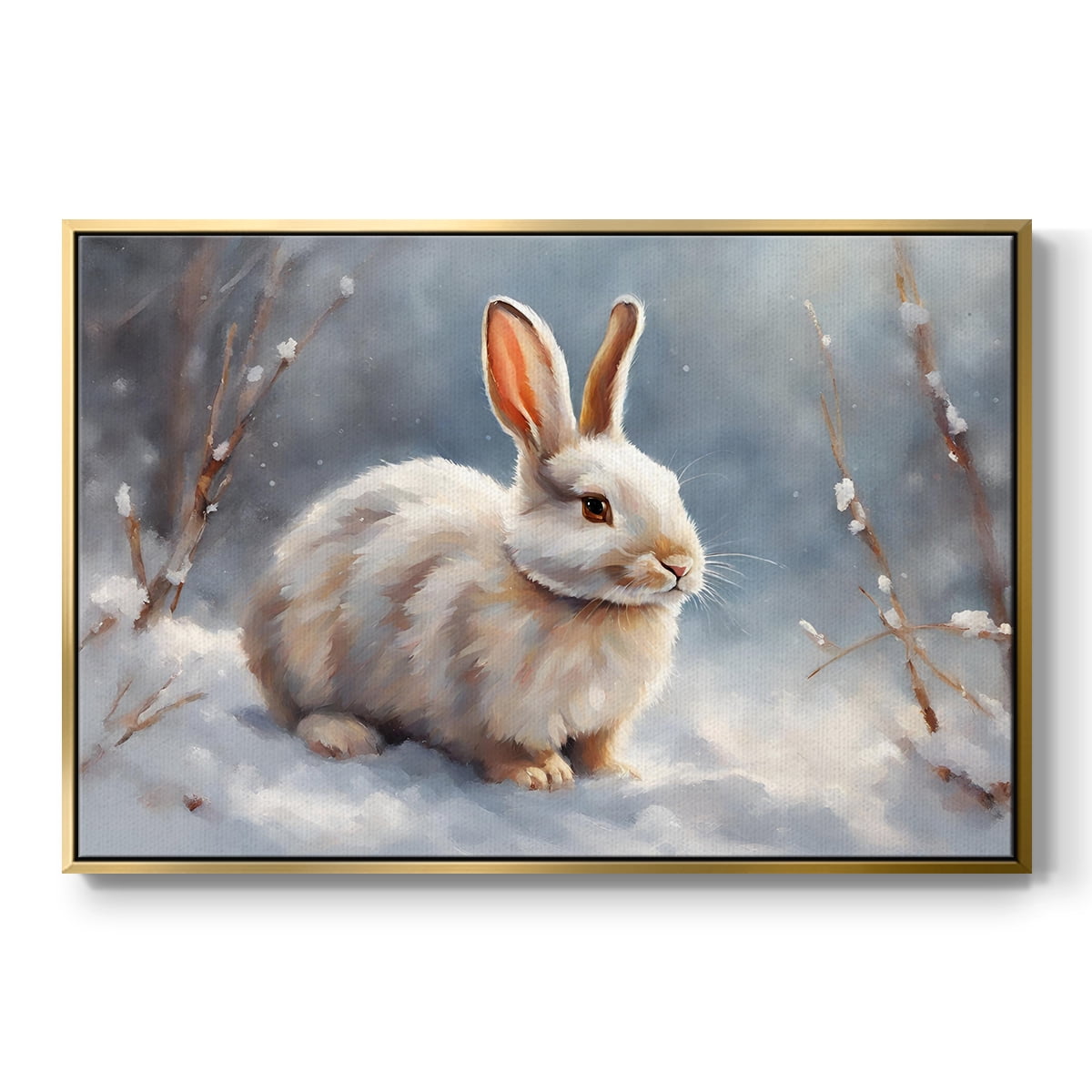 Vintage Landscape-CCVI By Wexford Home Framed in Gold Wood Gallery Wrapped Canvas 27 in. x 41 in.
