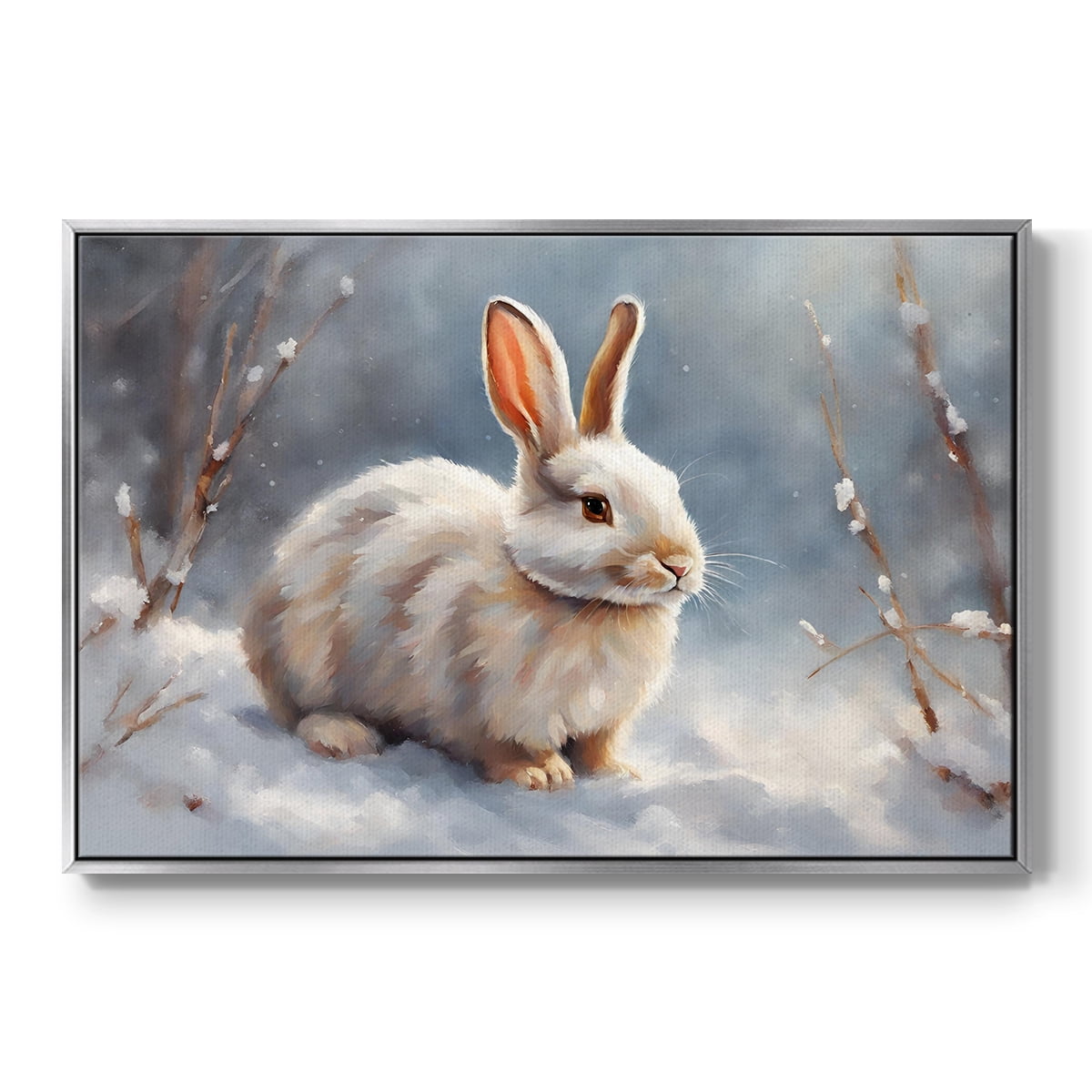 Vintage Landscape-CCVI By Wexford Home Framed in Silver Wood Gallery Wrapped Canvas 17 in. x 25 in.