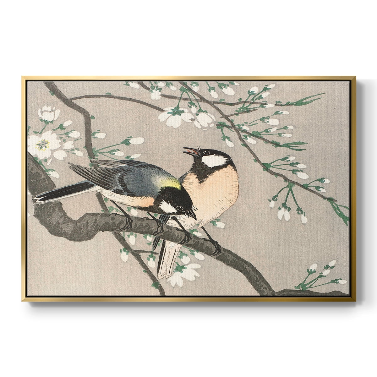 Vintage Landscape-CCXCVII By Wexford Home Framed in Gold Wood Gallery Wrapped Canvas 27 in. x 41 in.