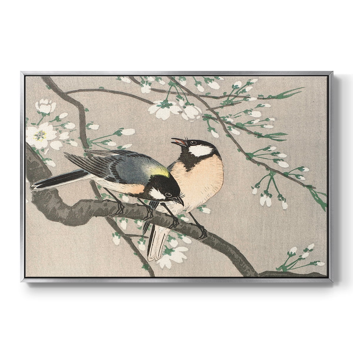 Vintage Landscape-CCXCVII By Wexford Home Framed in Silver Wood Gallery Wrapped Canvas 25 in. x 37 in.