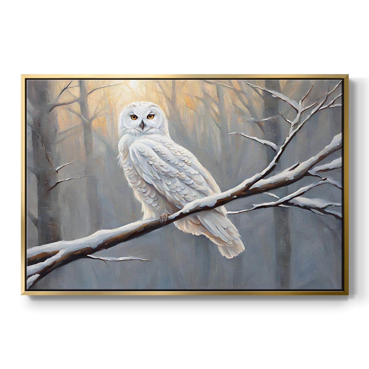 Vintage Landscape-CCXII By Wexford Home Framed in Gold Wood Gallery Wrapped Canvas 17 in. x 25 in.