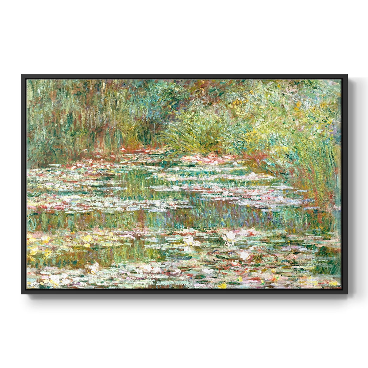 Vintage Landscape-CCXLI By Wexford Home Framed in Black Wood Gallery Wrapped Canvas 27 in. x 41 in.