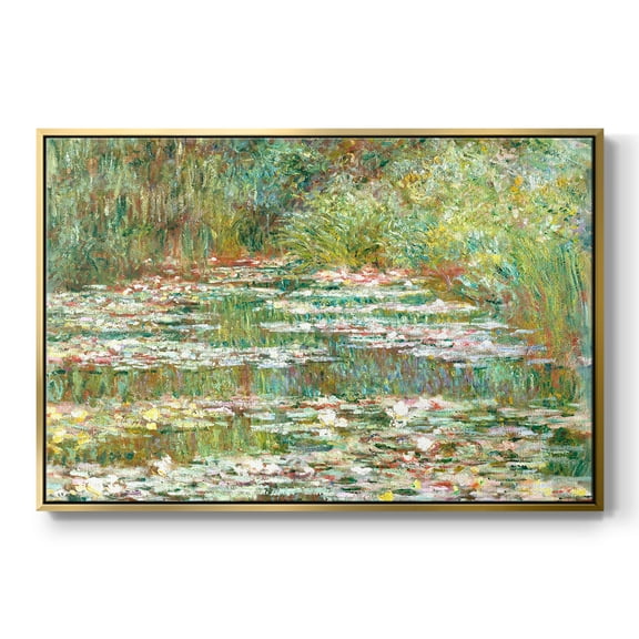 Vintage Landscape-CCXLI By Wexford Home Framed in Gold Wood Gallery Wrapped Canvas 17 in. x 25 in.
